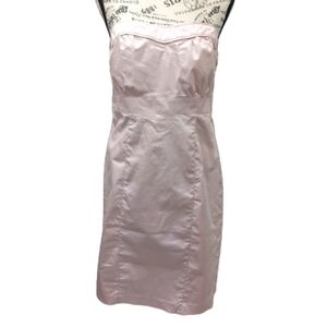 Simons Contemporaine nude strapless sheen dress size S